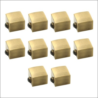 Pakhu Gold Rod Rail Bracket, Curtain Knobs Metal(Pack of 10)