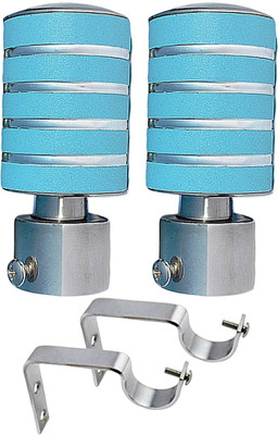 Sukhan Blue Curtain Knobs Metal(Pack of 4)