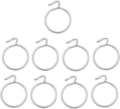 World Wide Villa Steel Curtain Hooks / Rings, Round, Steel, Pack of 9 Curtain Ring with Hook deal from flipkart World Wide Villa Steel Curtain Hooks / Rings, Round, Steel, Pack of 9 Curtain Ring with Hook deal from flipkart