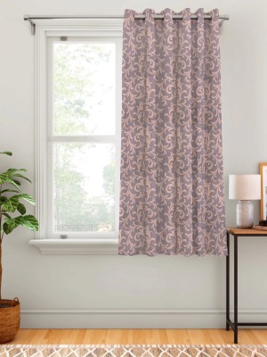 Tidy 150 cm (5 ft) Cotton Room Darkening Window Curtain Single Curtain(Striped, m251)