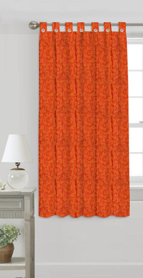 Tidy 150 cm (5 ft) Polyester Transparent Window Curtain Single Curtain(Floral, m234)