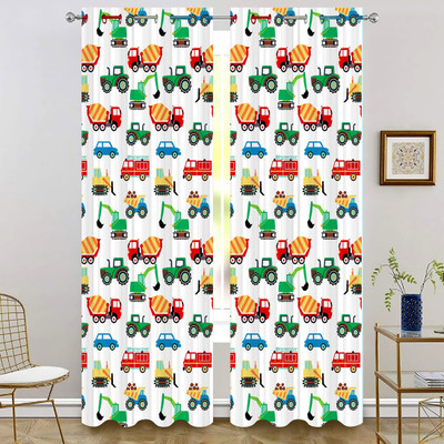 DD8 274 cm (9 ft) Long Door Polyester Room Darkening Curtain Single Curtain(Red, Floral)
