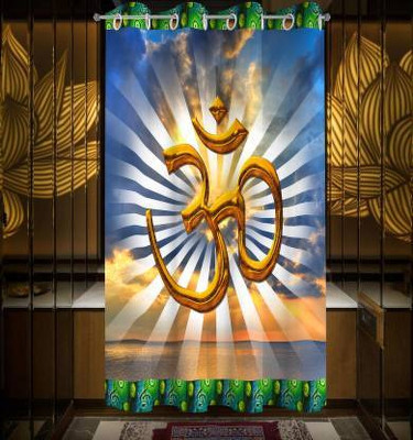 BELLA TRUE 152 cm (5 ft) Polyester Semi Transparent Window Curtain Single Curtain(Printed, Multicolor 6)