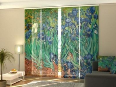 S22 274 cm (9 ft) Polyester Room Darkening Long Door Curtain (Pack Of 2)(Floral, Blue)
