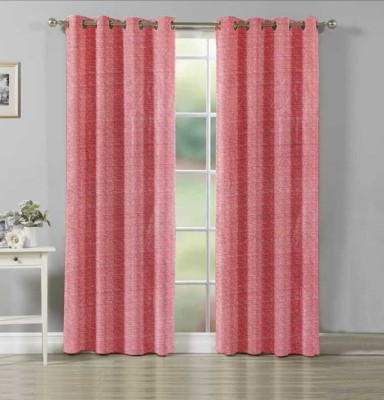 Waco creation 152 cm (5 ft) Polyester Room Darkening Window Curtain (Pack Of 2)(Printed, Blue, Brown, Green, Pink, Red, Orange)