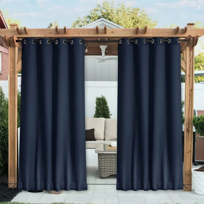Duronet 152.4 cm (5 ft) Window PVC Blackout Curtain (Pack Of 2)(Multicolor, Solid)