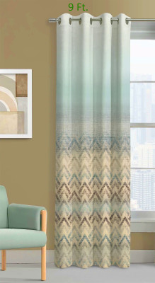 Abshant 274 cm (9 ft) Long Door Polyester Room Darkening Curtain Single Curtain(Multicolor, 3D Printed)
