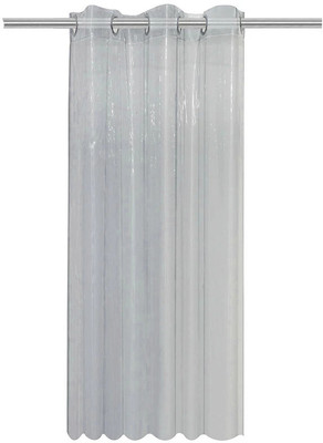 Bluegrass 213 cm (7 ft) PVC Transparent Window Curtain Single Curtain(Solid, Transparent)