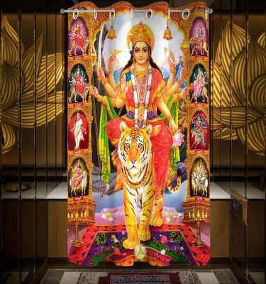 BELLA TRUE 152 cm (5 ft) Polyester Semi Transparent Window Curtain Single Curtain(Printed, Multicolor 9)