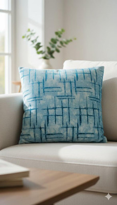 Casanest Velvet Cushions Cover(41 cm*41 cm, Pack of 5, Blue)
