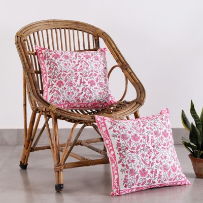 Ravaiyaa - Attitude Is Everything Cotton Cushions Cover(Pack of 2, 40.64 cm*40.64 cm, Pink, White, Grey)