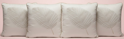 Vornexa Velvet Cushions & Pillows Cover(40 cm*40 cm, Pack of 4, White)