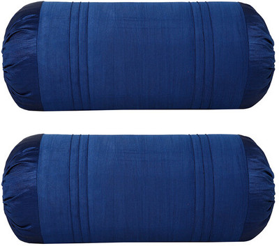 THE CONVERSION Blended Bolsters Cover(Pack of 2, 38 cm*75 cm, Blue)