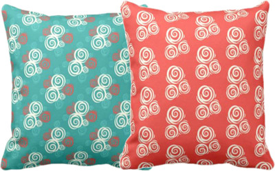 TheYaYaCafe Canvas Cushions Cover(30.48 cm*30.48 cm, Pack of 2, Multicolor)