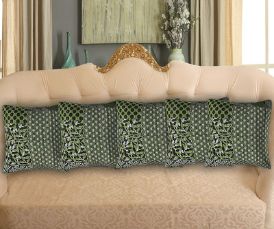 Go Texstylers Cotton Cushions & Pillows Cover(40.64 cm*40.64 cm, Pack of 5, Multicolor)