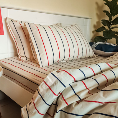 SleepyCat Cotton Pillows Cover(71.12 cm*45.72 cm, Pack of 2, Multicolor)