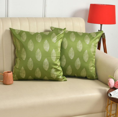 YW Yahwey Velvet Cushions Cover(60.96 cm*60.96 cm, Pack of 2, Green)