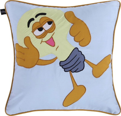 Hugs N Rugs Cotton Cushions Cover(40 cm*40 cm, Multicolor)