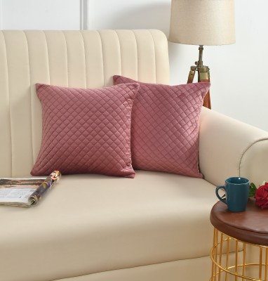 VICTORY WEAVES Abstract Cushions Cover(Pack of 2, 40 cm*40 cm, Lavender)