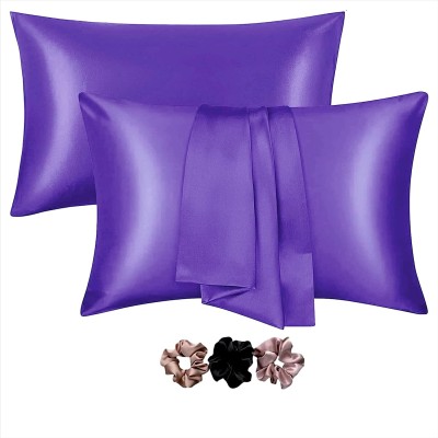 ARMOXA Self Design Cushions & Pillows Cover(Pack of 2, 45.72 cm*71.12 cm, Lavender)
