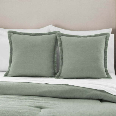 Ravindra Textiles Cotton Cushions & Pillows Cover(61 cm*61 cm, Pack of 2, Light Green)