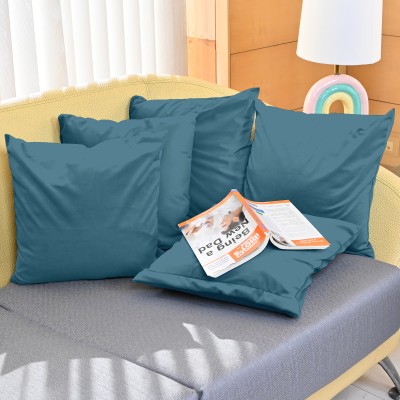 Divine Casa Velvet Cushions & Pillows Cover(Pack of 5, 40 cm*40 cm, Green)