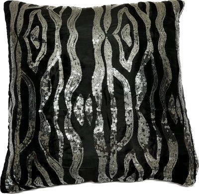 Day Dream Polyester Cushions & Pillows Cover(45 cm*25 cm, Black)