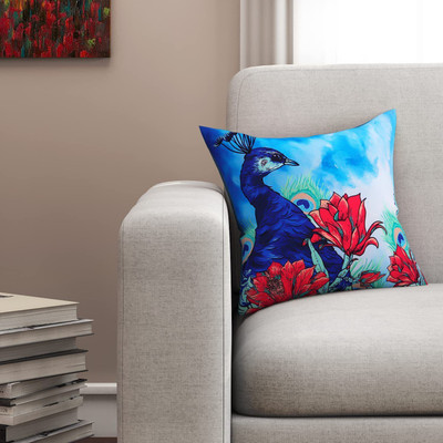 SEJ BY NISHA GUPTA Polyester Cushions Cover(40 cm*40 cm, Multicolor)