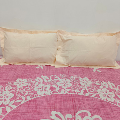 Twokart Cotton Cushions & Pillows Cover(Pack of 2, 47 cm*70 cm, Peach)