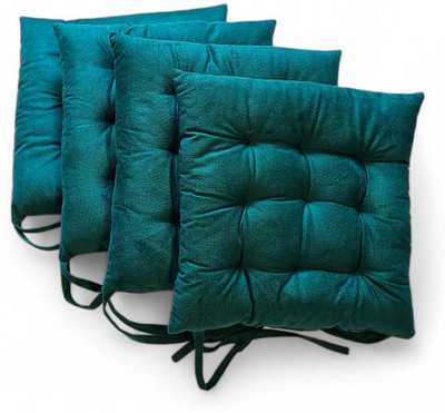 MonarchHomeArt Velvet Cushions Cover(40 cm*40 cm, Pack of 2, Green)