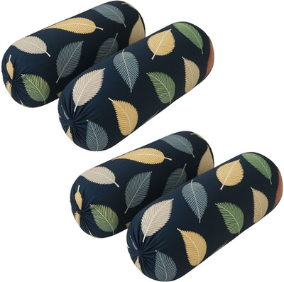 MSKtrend Cotton Bolsters Cover(81.28 cm*40.64 cm, Pack of 4, Dark Blue)