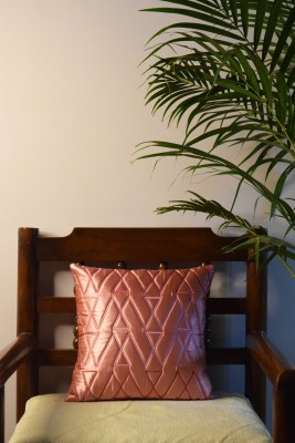 TASPIA Satin Cushions & Pillows Cover(30.48 cm*30.48 cm, Peach, Pink)