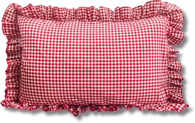 Sleepy Threads Polycotton Pillows Cover(45.7 cm*68.6 cm, Red)