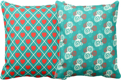 TheYaYaCafe Canvas Cushions Cover(30.48 cm*30.48 cm, Pack of 2, Multicolor)