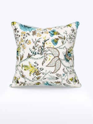 DIGITRENDZZ Floral Cushions Cover(Pack of 3, 40 cm*40 cm, Yellow, White)
