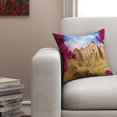SEJ BY NISHA GUPTA Polyester Cushions Cover(40 cm*40 cm, Multicolor)