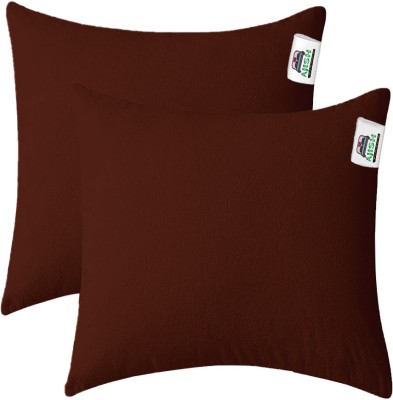 AJISH Plain Cushions Cover(Pack of 2, 60.96 cm*60.96 cm, Brown)