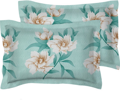 Flipkart SmartBuy Microfiber Pillows Cover(50 cm*76 cm, Pack of 2, Green)