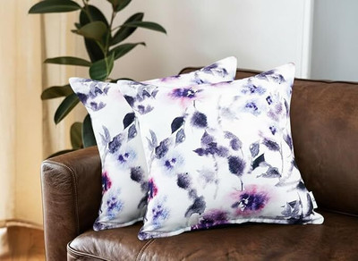 PLIVANA Polyester Cushions Cover(Pack of 2, 40 cm*40 cm, Multicolor)