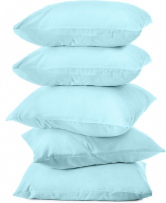 BIRDWING Plain Cushions Cover(Pack of 5, 61 cm*61 cm, Blue)