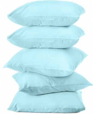 BIRDWING Cotton Cushions Cover(Pack of 5, 36 cm*36 cm, Blue)