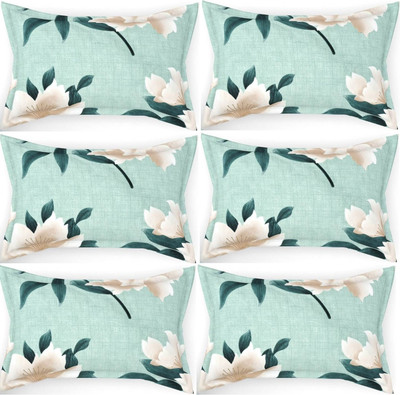 ZCI Cotton Pillows Cover(43 cm*68 cm, Pack of 6, Multicolor)