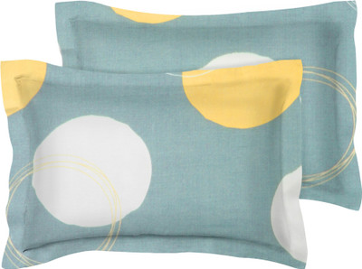 Flipkart SmartBuy Microfiber Pillows Cover(50 cm*76 cm, Pack of 2, Grey, Yellow)