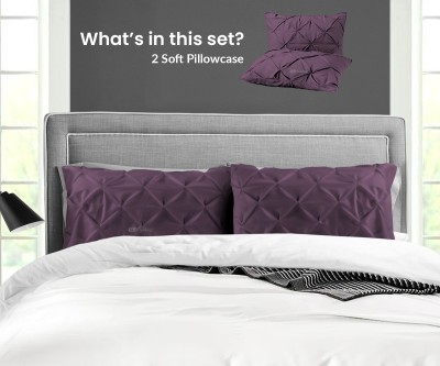 SGI Bedding Self Design Pillows Cover(Pack of 2, 51 cm*77 cm, Multicolor)