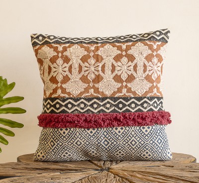 ABSTRACT INDIA Geometric Cushions & Pillows Cover(24 cm*16 cm, Multicolor)
