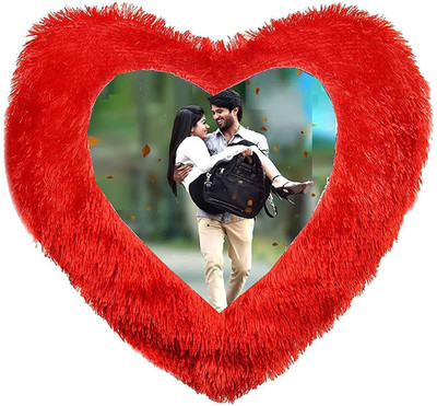 Giftspedia Cotton, Satin Cushions Cover(37 cm*38 cm, Red)