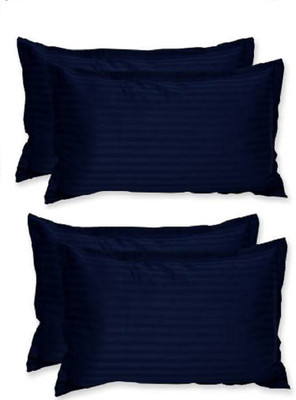 Sosha Polyester Pillows Cover(Pack of 4, 68 cm*43 cm, Blue)