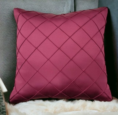 Casanest Cotton Cushions & Pillows Cover(Pack of 2, 41 cm*41 cm, Maroon)