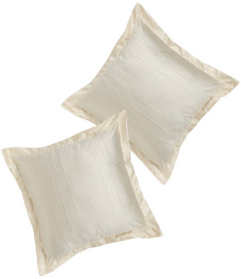 THE CONVERSION Blended Cushions Cover(Pack of 5, 40 cm*40 cm, Cream)