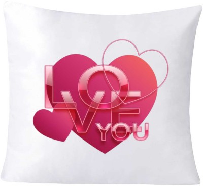 Radhya Creation Satin Cushions & Pillows Cover(30.48 cm*30.48 cm, White)